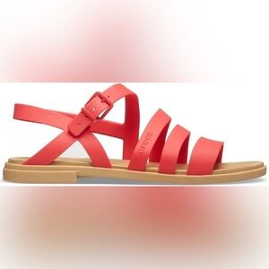 Crocs Relaxed Fit Tulum Sandal in Flame
